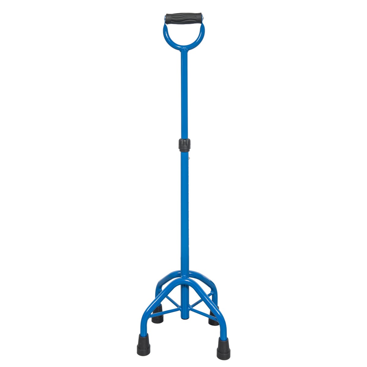 Μπαστούνι PREMIUM κόκκινο/μπλε τετράποδο με κλειστή λαβή 0805663/4 Mobiak