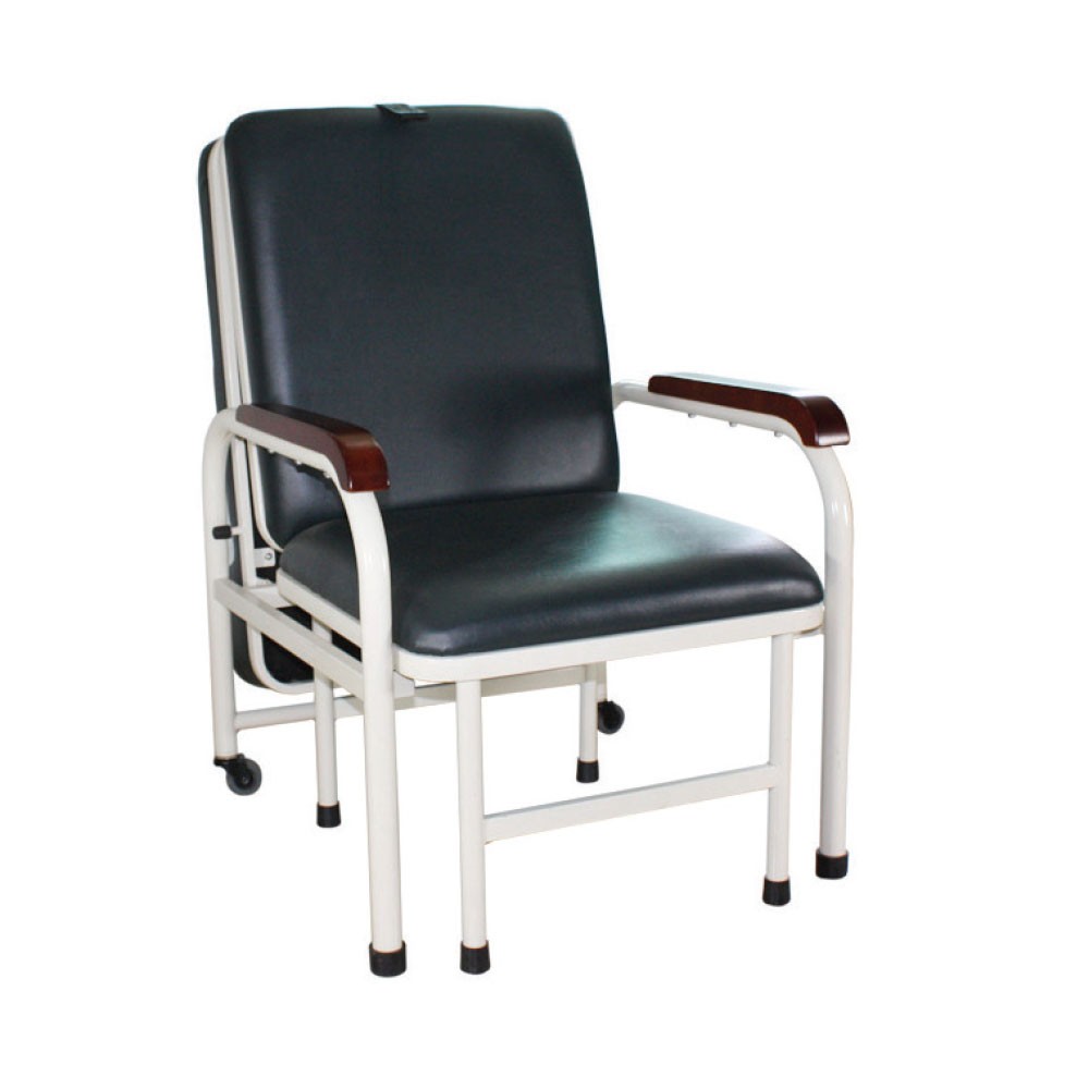 Attendant leather chair black 0808876 Mobiak