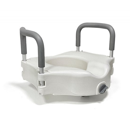 Toilet seat raiser with handles 12cm Vita